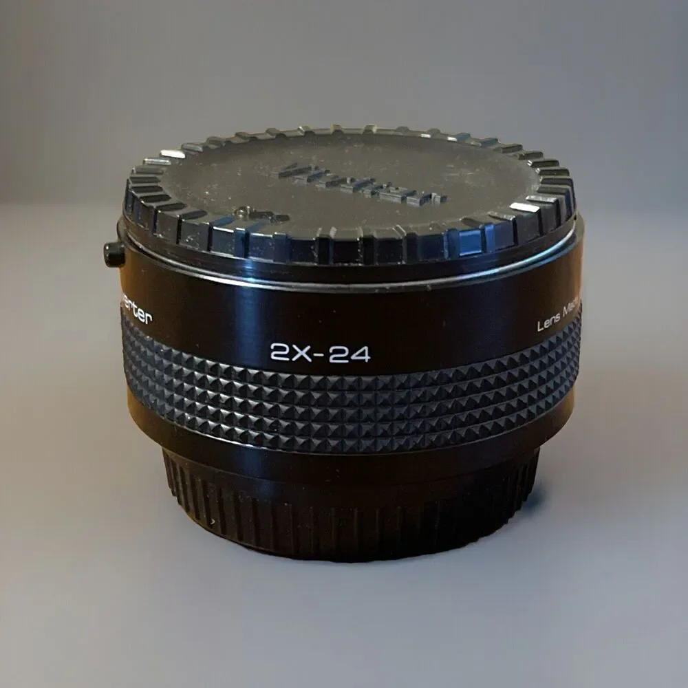 Vintage Vivitar MC Tele Converter Lens 2X-24 Made In Japan WITH ROUGH CASE